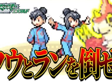 #25【ケムッソ縛り】敗北からの逆襲──フウとラン、最難関ダブルバトルへのリベンジ【ポケモンエメラルド】