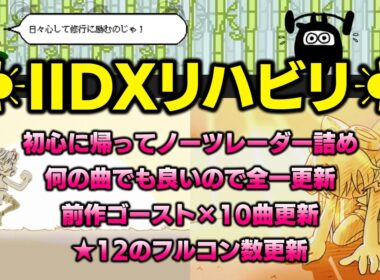 初心に帰ってノーツレーダー詰めや前作ゴースト更新や★12フルコン更新などリハビリになりそうなメニューをこなしていく配信【音ゲー / beatmania IIDX / DOLCE.】