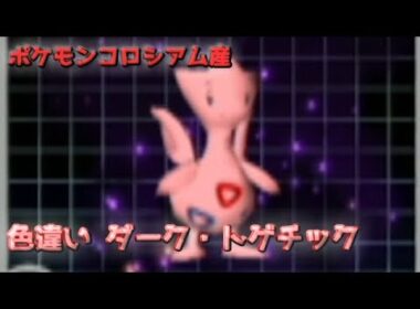【ゆっくり解説】いつか私も「色違いのダークポケモン」を捕まえてみたかった。【ポケモンコロシアム・色違いダークトゲチック捕獲】