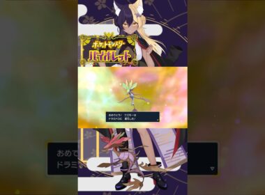 私のすきな色違いポケモン/ドラミドロ #pokemon #ポケモンsv #色違い #新人vtuber #vtuber