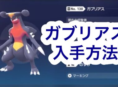 【ポケモンZA】ガブリアス入手方法