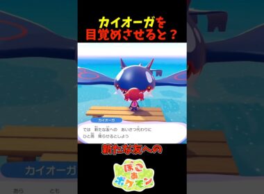 【ぽこあポケモン】カイオーガを目覚めさせると？