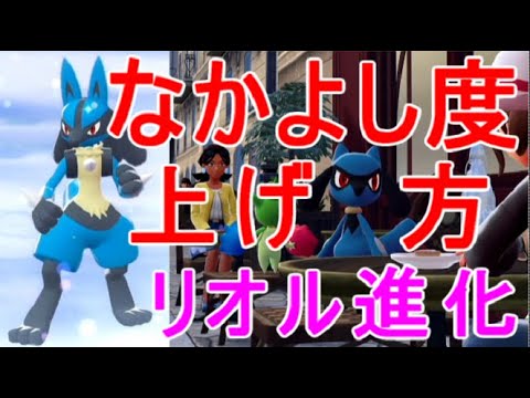 【ポケモンZA】なかよし度(なつき)上げ方リオル進化ルカリオ【レジェンズZA】攻略実況やすらぎの鈴