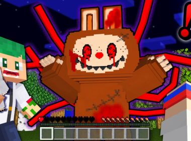 呪われた血だらけの『ラブブ』人形が襲って来るマインクラフト！化け物から急いで逃げろ!!🩸💨【まいくら・Minecraft】よろずや🍭