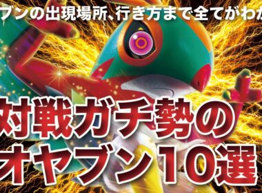 【ポケモンレジェンズZA】対戦ガチ勢オススメ！オヤブン10選！複雑な出現場所、行き方全て教えます！