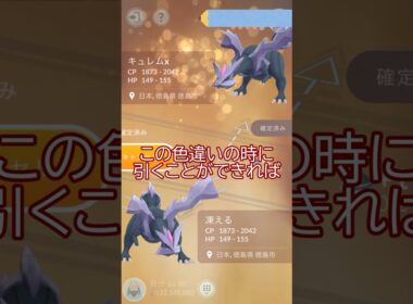 👑優勝できるか⁉️色違いキュレム🐲キラ交換✨#ポケモンgo #pokemongo #pokemongoshorts