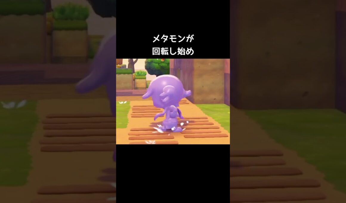 メタモンが回転すると【ぽこあポケモン】#パッチール