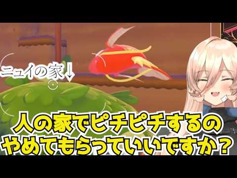 おニュイ、コイキングに振り回される【ぽこ あ ポケモン】【にじさんじ切り抜き】