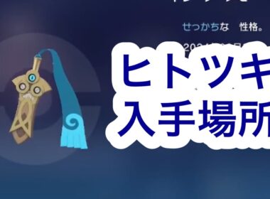 【ポケモンZA】ヒトツキ入手場所