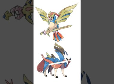 ピジョン＋ザシアン。空騎士　#ポケモンフュージョン #メガピジョット #色違いポケモン #伝説のポケモン #改造ポケモン