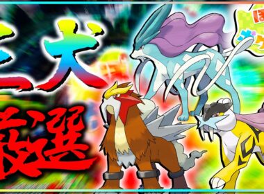 エンテイライコウスイクン厳選？！どうやらこの世界でも三犬厳選しなきゃいけないらしい？【ポケモン・ぽこ あ ポケモン】