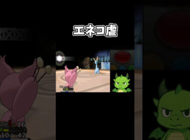 エネコがワンパンされて興奮する男の動画　【ポケモンY】