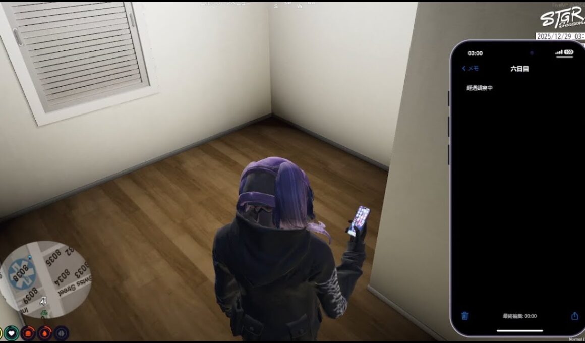 【#ストグラSeason2 】青梅つばめの1日目 起床