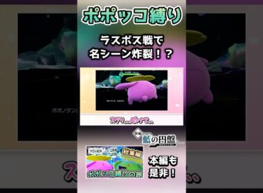 【ポポッコ縛り】ラスボス戦、初見クリアなるか！？【ポケモンSV】【藍の円盤】【ゆっくり実況】