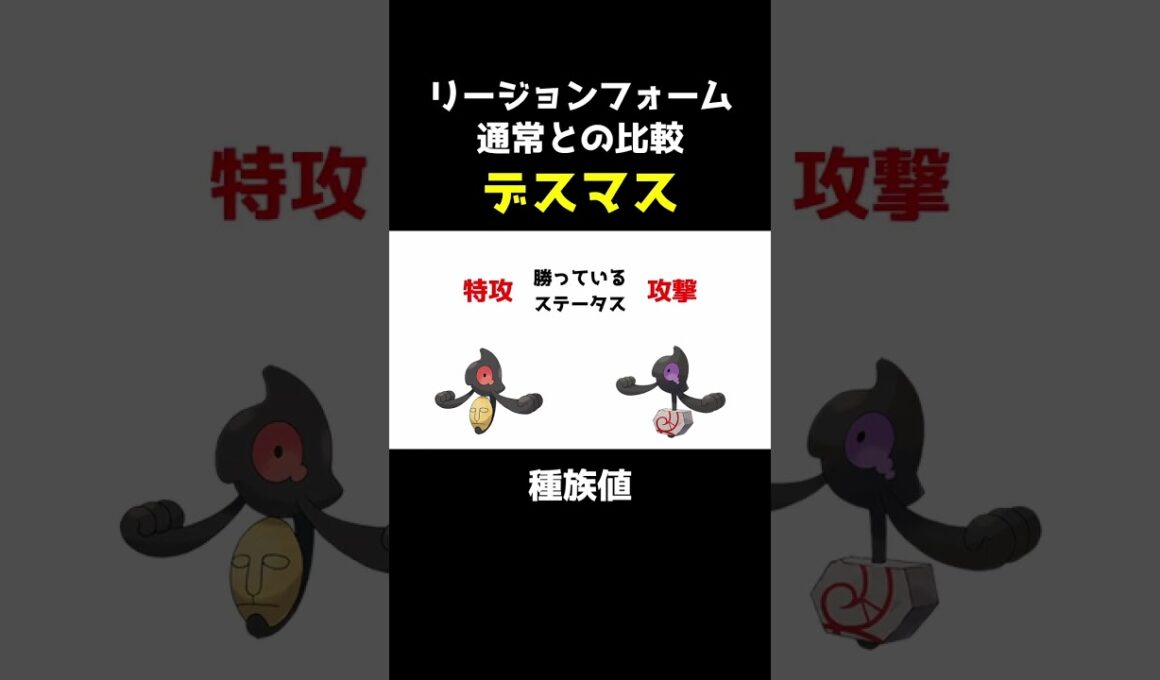 【ポケセレ】ポケモン｢リージョンフォーム比較｣デスマス編