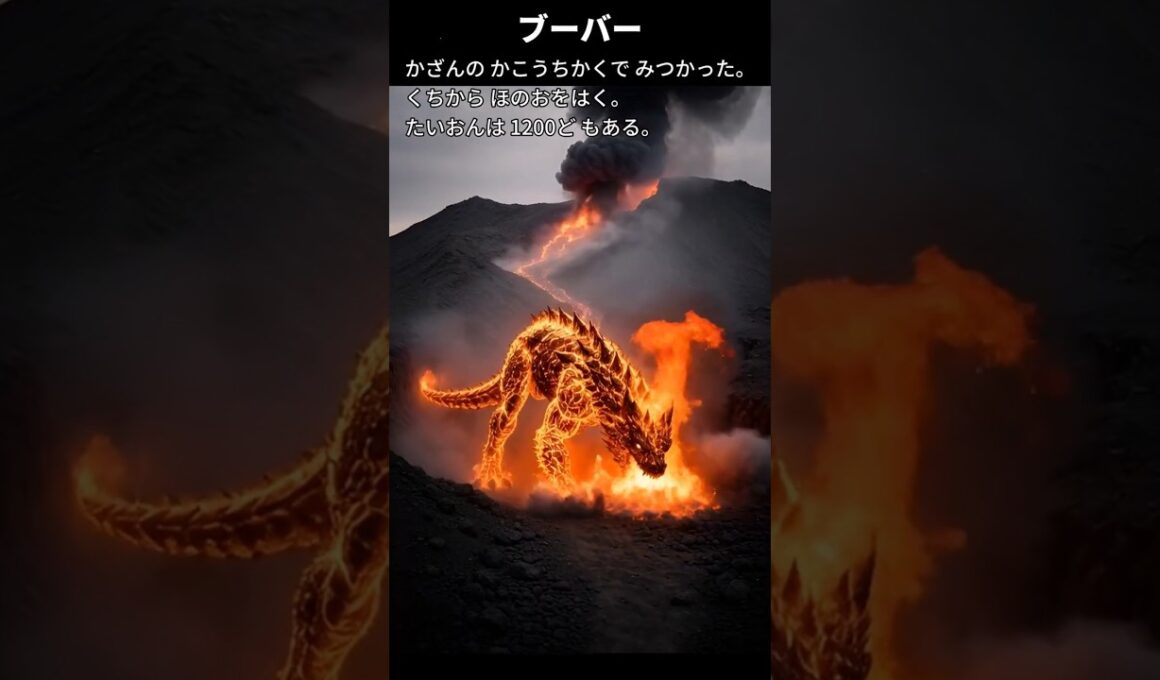 【ブーバー】ポケモン図鑑の説明文だけでAIにリアルなモンスター作らせてみた【ブーバーン】