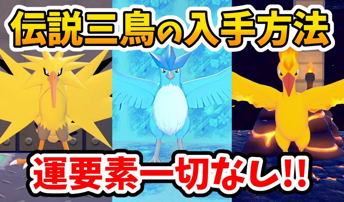 【ぽこあポケモン】伝説も一緒に暮らせる！サンダー、フリーザー、ファイヤーを好きな街に連れて帰る方法！【Switch2】ぽこ あ ポケモン Part4