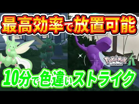 【ポケモンZA】完全放置も可能で最速！色違いストライクとヘラクロス厳選方法【ポケモンレジェンズZA】