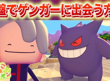 【速報】序盤で簡単にゲンガーに出会う方法【ぽこあポケモン】