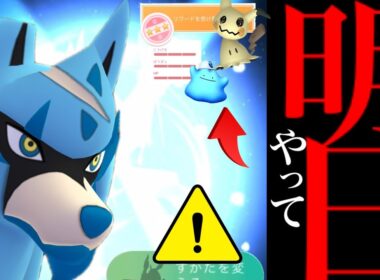 【今すぐに確認⚠️】ガチ案件！このあとコレだけは必ずやっておくべき！？ザシアンとメタモン厳選が今後役立つ・・。【ポケモンGO・ブリード機能・剣の王・フォルムチェンジ・ミミッキュ・Pokémon GO】