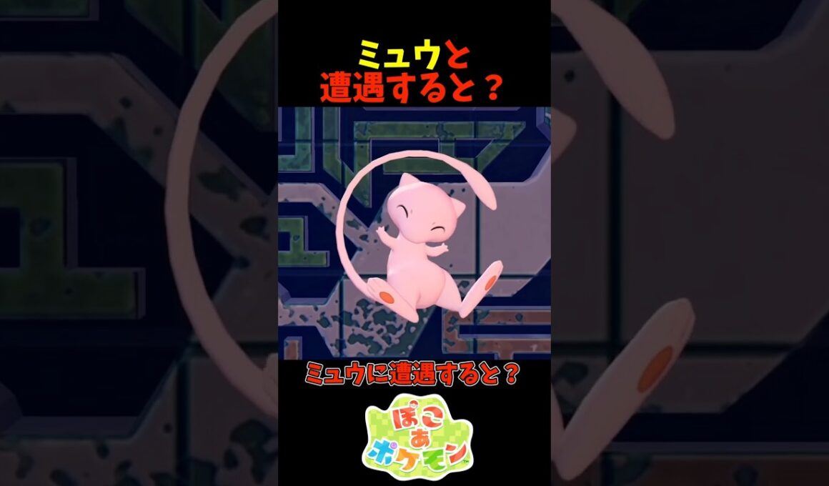 【ぽこあポケモン】ミュウと遭遇すると？