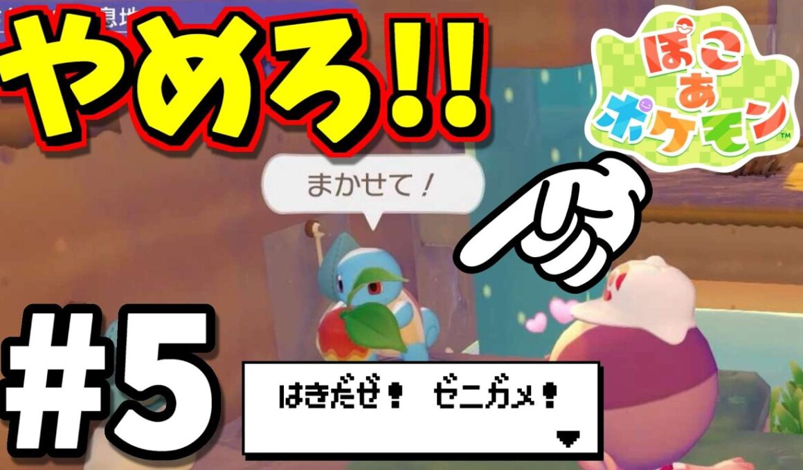 ゼニガメが大切なものを食べちゃった！？【ぽこあポケモン】