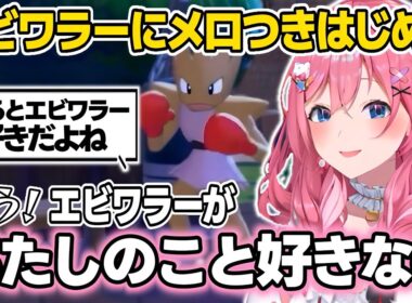 【ぽこあポケモン】エビワラーに対してメロつくめるち【倉持めると/いでぃおす/にじさんじ切り抜き】