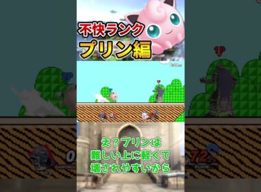【スマブラSP】不快キャラランク「プリン編」【ずんだもん解説】#Shorts