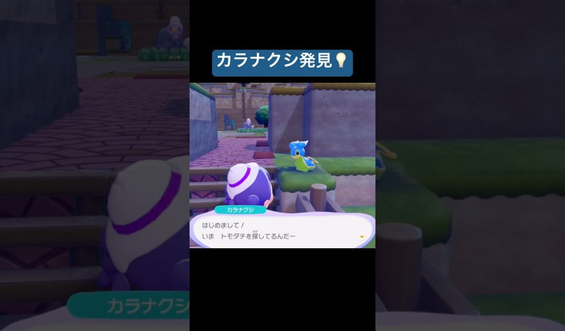 カラナクシ発見💡/ぽこあポケモン