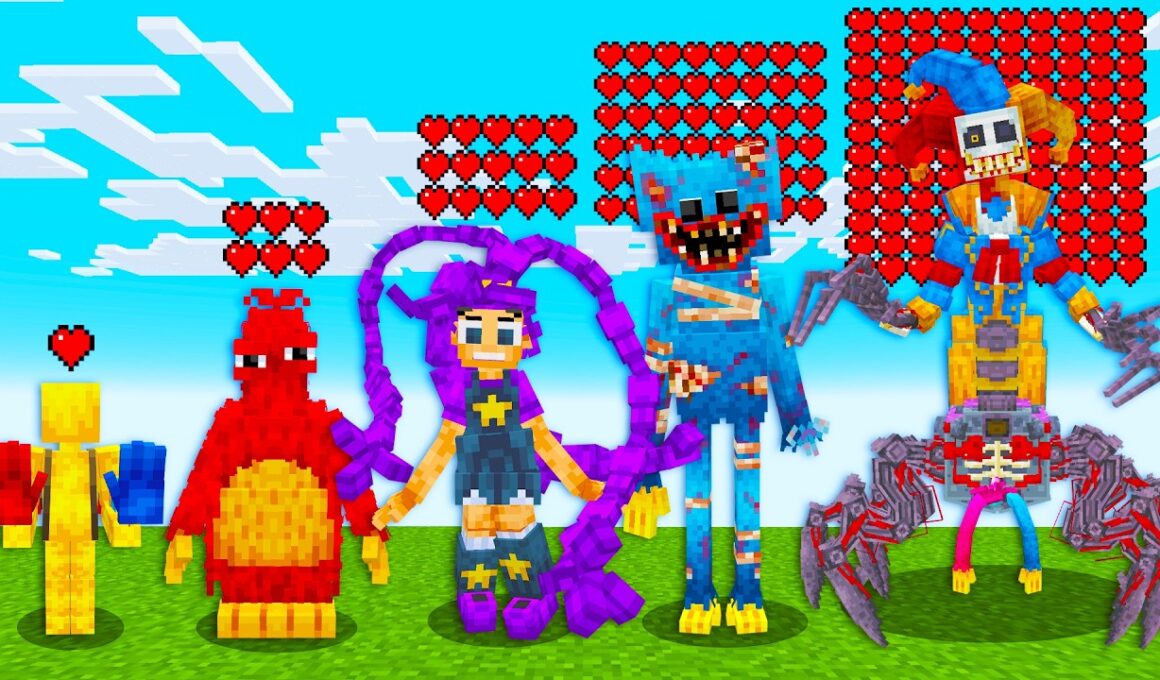 新しいポピープレイタイムのキャラたちに変身できる世界がヤバすぎた【まいくら・マインクラフト・Poppy Playtime/プロトタイプ/リリー/ハギーワギー】