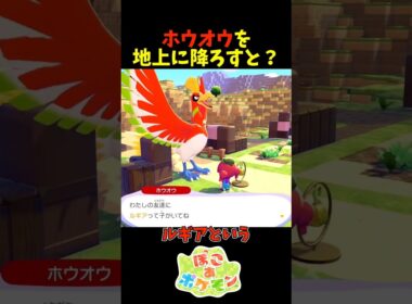 【ぽこあポケモン】ホウオウを地上に降ろすと？