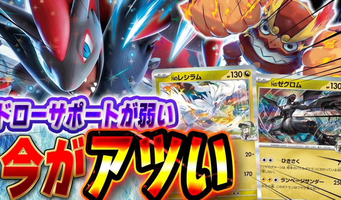 【ポケカ/対戦】中打点環境で火をふくNのゾロアークex‼️ドローできるデッキはいつの時代も強い（ムニキスゼロ環境）