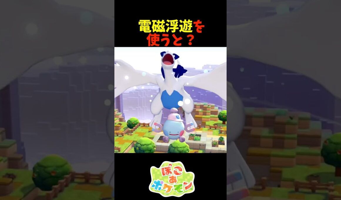 【ぽこあポケモン】電磁浮遊を使うと？
