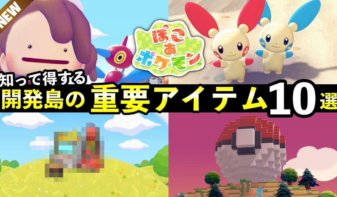 【ぽこあポケモン】開発者島ツアーで入手できる特別アイテム10選