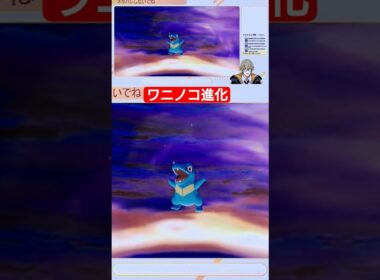 【#pokemonza 】ワニノコ進化