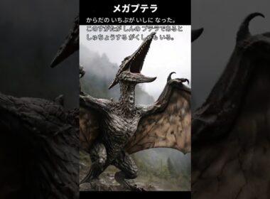 【プテラ】ポケモン図鑑の説明文だけでAIにリアルなモンスター作らせてみた【カビゴン】