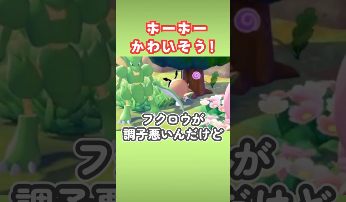 ホーホーのすみかなくなっちゃった！【ぽこあポケモン】#shorts　#ぽこポケ