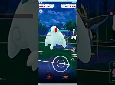 シャドウクチートとシャドウノクタスの一騎打ち…！？ #Shorts #gbl  #ポケモンGO