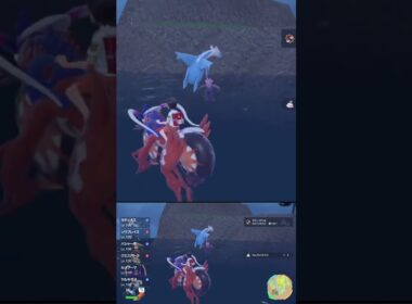 素材集め の邪魔をしないでくれ 色違い ゴルダック #shorts #ポケモンsv #碧の仮面 #碧の円盤