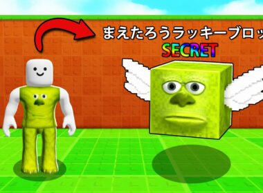 自分がラッキーブロックになるロブロックス (Roblox)