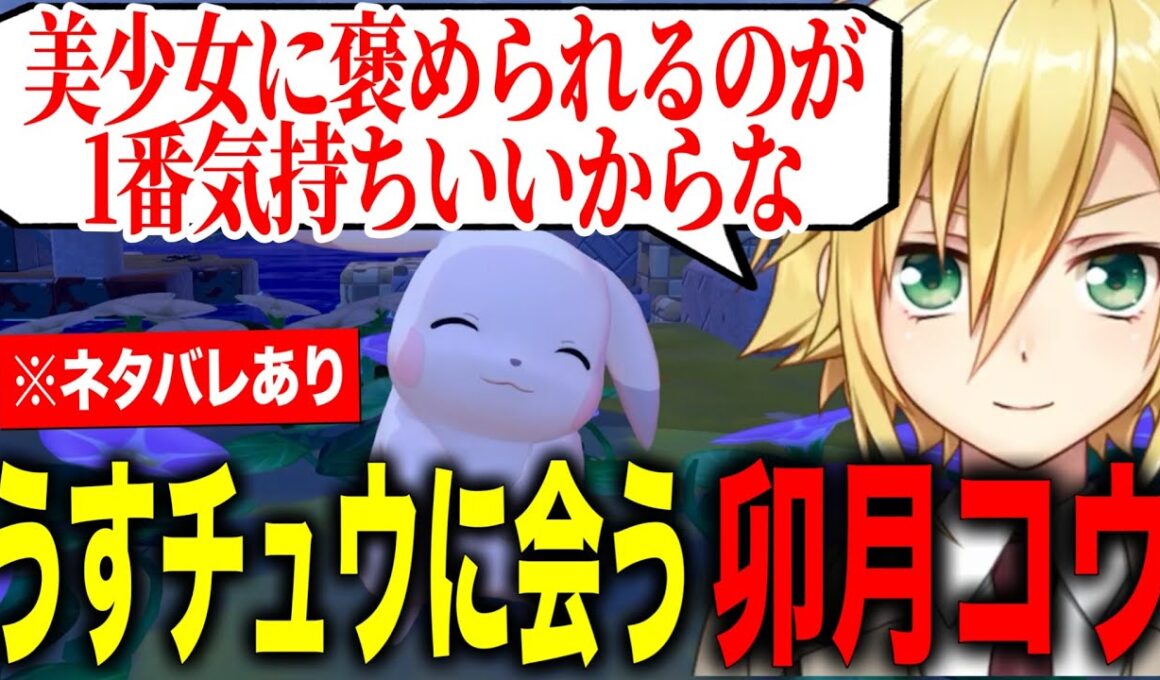 【 ぽこあポケモン 】うすいろピカチュウ（うすチュウ）に会いkeyヒロインと呼ばれる理由を理解したうづコウ※ネタバレあり【にじさんじ切り抜き/卯月コウ】