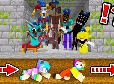 バケモノ看守だらけの刑務所を本気で脱獄しようとした結果！？【まいくら・マインクラフト・ポピープレイタイム/プロトタイプ/スプランキー/ミミッカー/カートゥンキャット/サイレンヘッド】