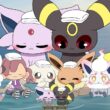 ブラッキーたちをインフィニティ温泉で癒してあげよう！【ぽこあポケモン】