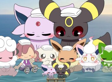 ブラッキーたちをインフィニティ温泉で癒してあげよう！【ぽこあポケモン】