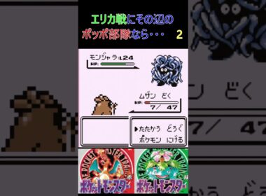 6　エリカ戦でポッポで勝てるのか・・・挑戦　【ポケモン初代　赤】 #ゲーム実況 #ポケモン実況 #ゲーム