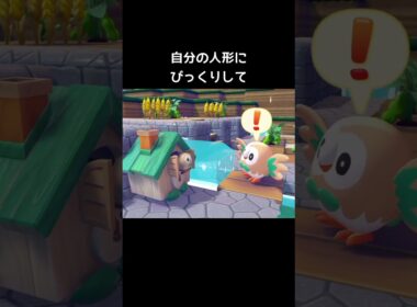 モクロー時計をモクローが見つけると【ぽこあポケモン】