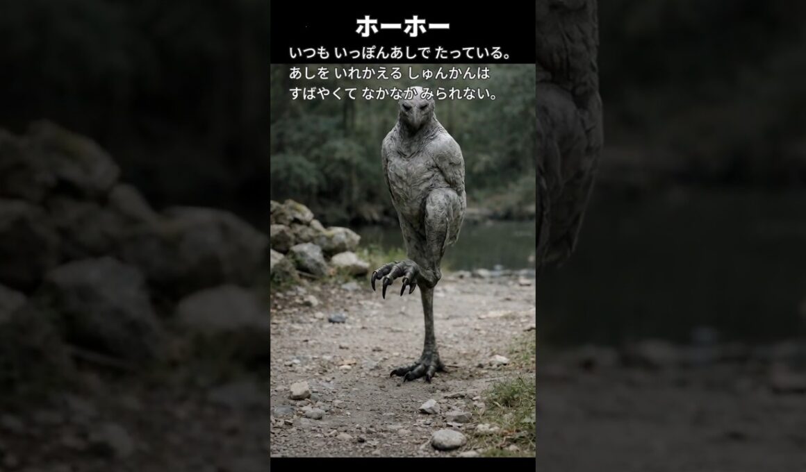 【オタチ】ポケモン図鑑の説明文だけでAIにリアルなモンスター作らせてみた【ホーホー】