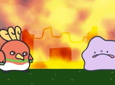 うっかりメタモンの家を燃やしたホウオウ