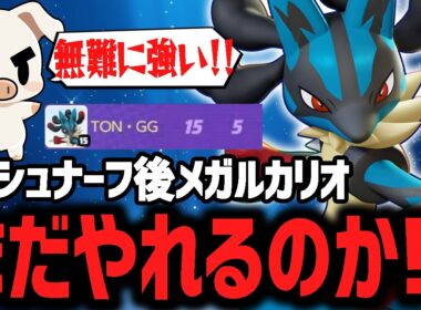 漢のグロウパンチで決める！ナーフ後も序盤から終盤までファイトで輝く『メガルカリオ』【ポケモンユナイト】