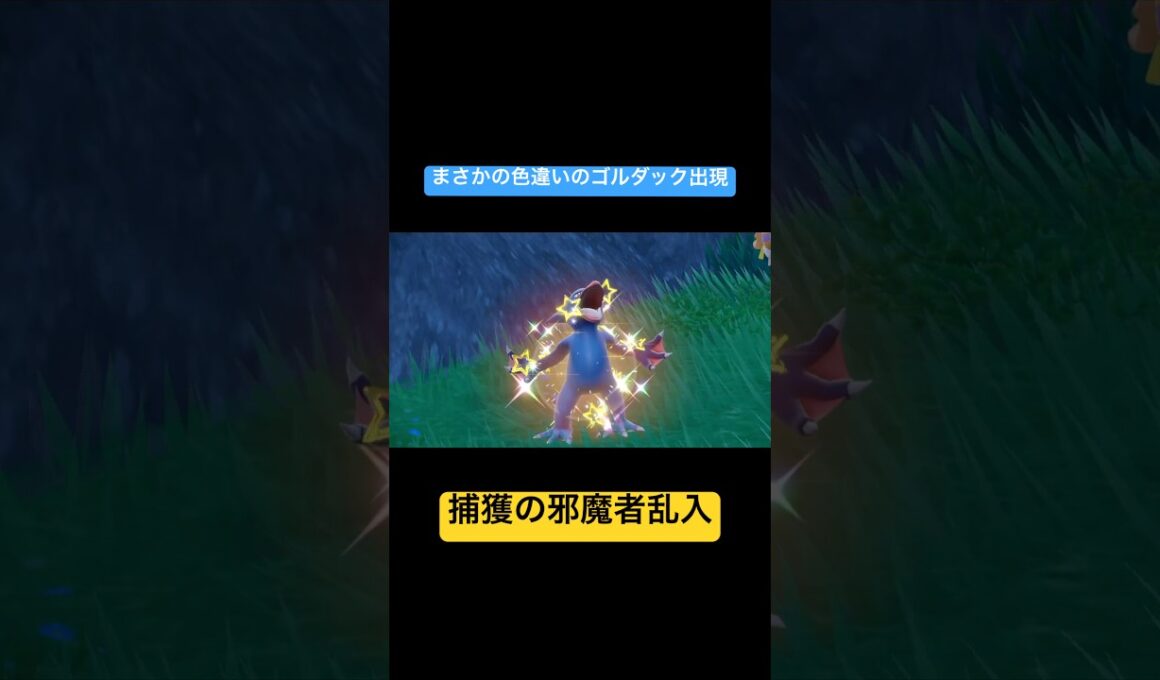 【ポケモンSV】色違いのゴルダック𝙛𝙚𝙖𝙩.クエスパトラ　#shorts